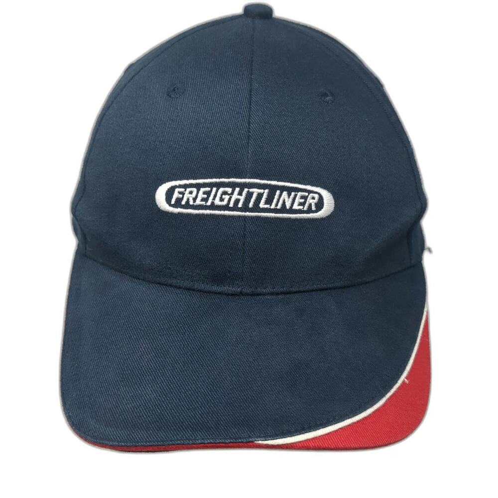 K-Products Baseball Cap Blue Red White One Size Freightliner Flag Strapback Hat